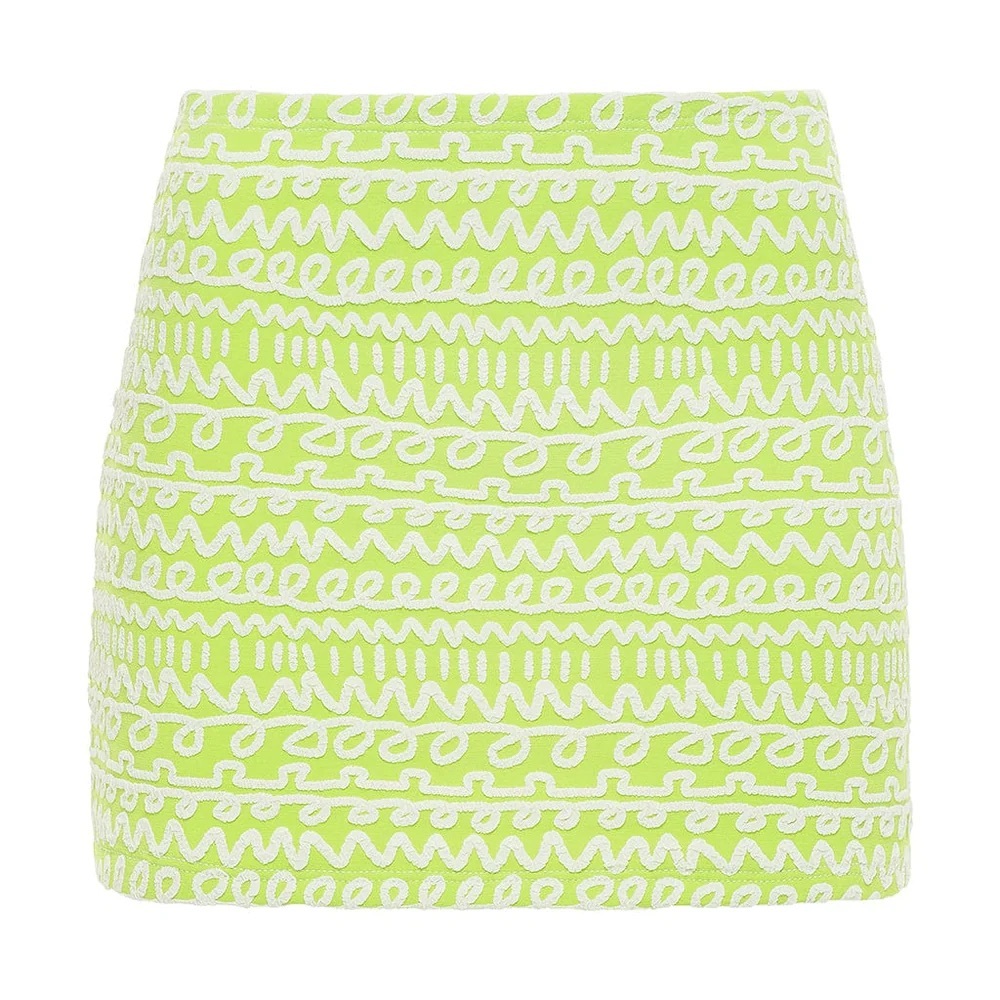 Montce Lime Icing Cover Up Mini Skirt Size M (NEW)